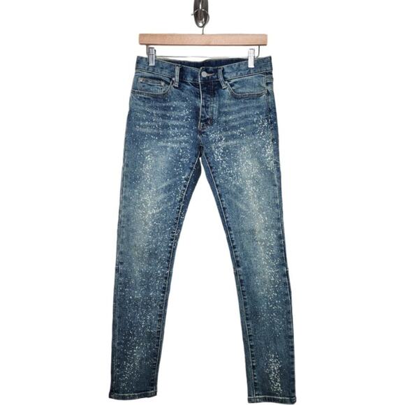 MNML‎ Bleach Distressed Skinny Jeans Mens Size 29 - Picture 1 of 11